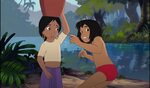 The Jungle Book 2 : Mowgli, baloo the bear, bagheera the pan
