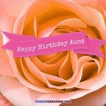 Happy Birthday Aunt Wishes WishesGreeting Happy birthday aun