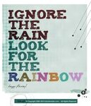 Rainy Friday! Ignore the rain, look for the rainbow. Its fri