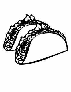 Printable Tacos coloring page from FreshColoring.com Colorin