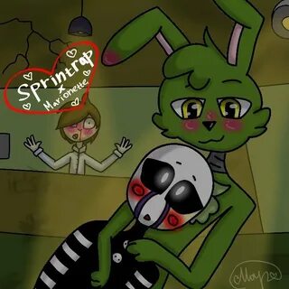 Спрингтрап и марионетка FNaF Amino RUS Amino