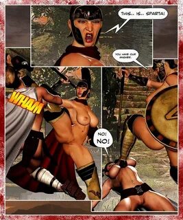 300 Amazons-Queen of Sparta Barbarianbabes Porn Comics