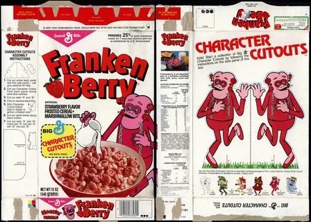 General Mills - Frankenberry - Big G Character Cutouts - c. 