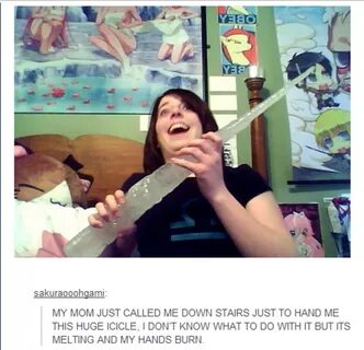 imgur post of tumblr post Anything's A Dildo If You're Brave