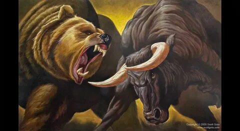Stock Market Tattoo : Stock Market Bull Bear Fight in 2020 T