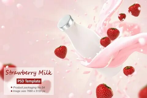 Strawberry Milk Background Related Keywords & Suggestions - 
