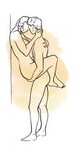 Nude sex positions sketch