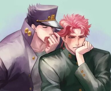 Jotaro x Kakyoin Jojo, Jojo's bizarre adventure, Personajes