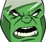 Incredible Hulk Face Printable Clipart - Full Size Clipart (