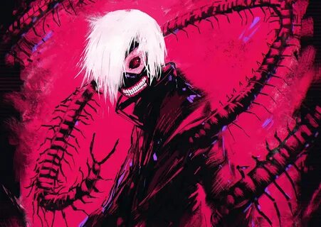 обои : Иллюстрация, аниме, Красный, Tokyo Ghoul, Хайзе Сасак