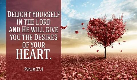 If you delight yourself in the Lord, what would your desires