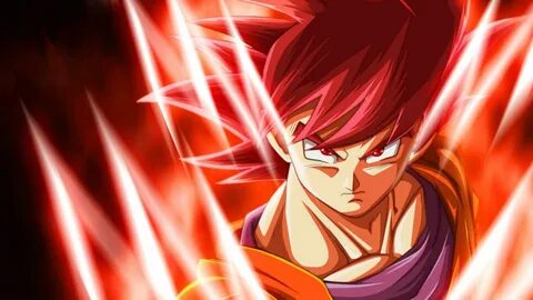 Goku Super Saiyan God Red Wallpapers - Wallpaper Cave