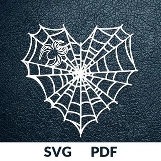 SVG / PDF cut file Paper Cutting Template spider web Etsy