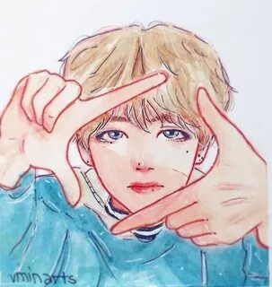 Pin by Quimchee on BTS ❤ Taehyung fanart, Bts drawings, Kpop