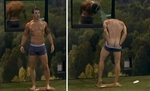 Big Brother's Caleb Gets Wet And Shows Off His Sweet Ass
