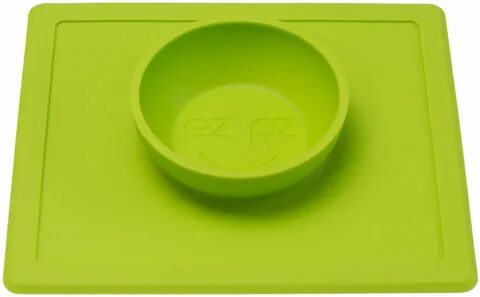 Ezpz Тарелка детская Happy Bowl цвет зеленый купить, описани