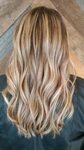 Beach wave highlights #ombrehighlights Blonde hair with high