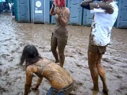 Mud wrestle! 