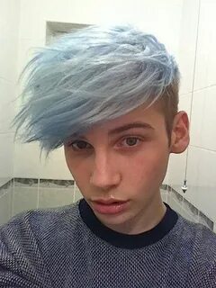How to Dye Blue Hair Men hair color, Blue ombre hair, Pastel