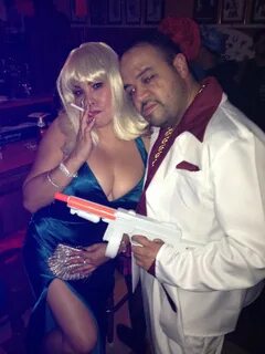 Another one of out matching halloween costumes. Scarface Ton