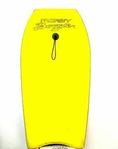 Vintage Morey Boogie Board Bodyboard Surfing Yellow Mike Ste