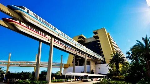 Walt Disney World Resort Monorail FULL CIRCUIT 60fps POV On-