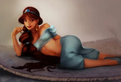 Disney Jasmine by Jace-Wallace -- "Come with me" Realistic d