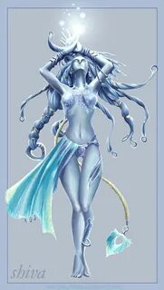 Final Fantasy Fan Art: Shiva Final fantasy girls, Final fant