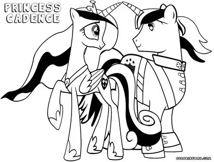 Princess Cadence Coloring Pages To Sketch Coloring Page