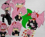 rosy doodles Hedgehog art, Rosy the rascal, Sonic fan charac