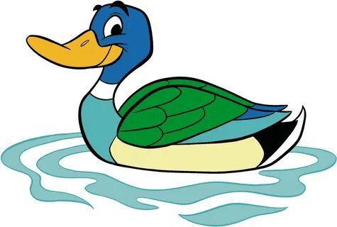 Duck - Red Cross Preschool Swim Levels Clipart - Full Size C