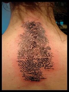 HIGH VOLTAGE TATTOO - KEVIN LEWIS))) Thumbprint tattoo, Fing