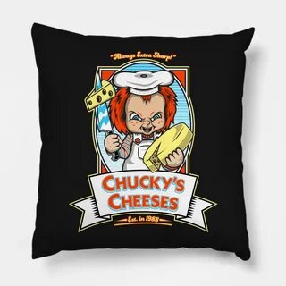 Chucky's Cheeses - Chucky - Pillow TeePublic