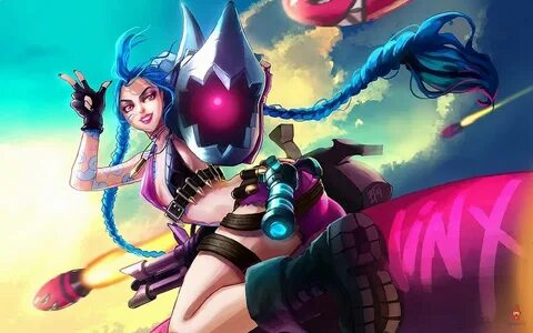 Top Hình ảnh Jinx xinh đẹp nhiều skin mới trong liên minh