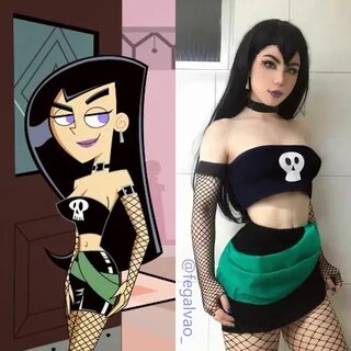 Maria Fernanda Galvão as Sam Manson (Danny Phantom) Sexy cos