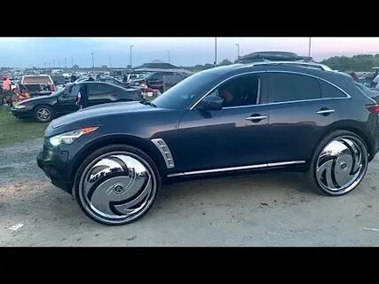 STUNTFEST 2K19 AUDI & INFINTY SUV ON GOLD 30IN DUB FLOATERS 