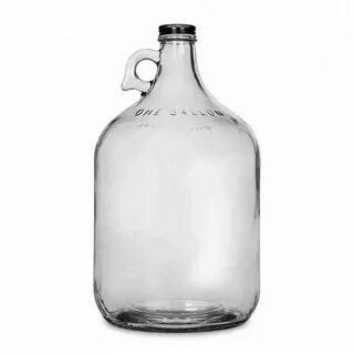 1 Gallon Round Glass Carboy With Handle For Brewing Beer Con