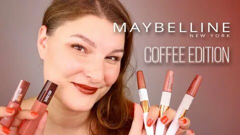 NEU! Maybelline SUPERSTAY COFFEE Edition (Livetest) - YouTub