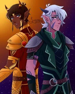 Luscena på Twitter: "Klance Dragon Prince AU I probably won'