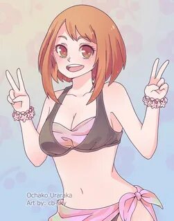 Uraraka in Swimsuit by cb-sky My Hero Academia Know Your Mem