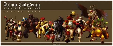 KemoColiseum Color and Scale Test by dudedle -- Fur Affinity