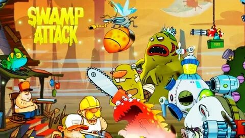 SWAMP ATTACK - БИТВА С БОССАМИ - #Мобильные_игры - YouTube