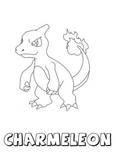 Charmeleon Coloring Pages Free Collection - Free Pokemon Col