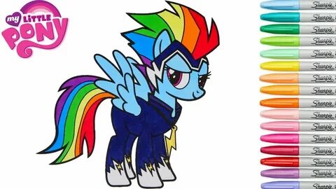 Rainbow Dash Coloring Pages My Little Pony Denaro Colors