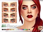 The Sims Resource - Maxis Match Eyebrow Pack N01
