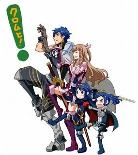 Chrom, Sumia, Lucina, and Cynthia Fire Emblem Awakening as Y