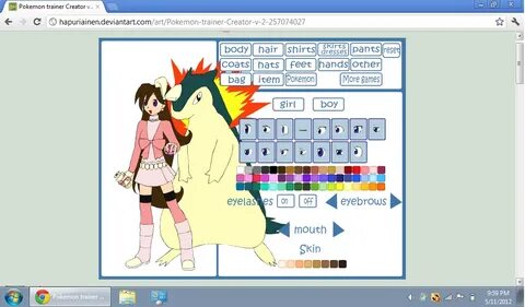 Pokemon Blog :3: Pokemon OC: Seline Profile