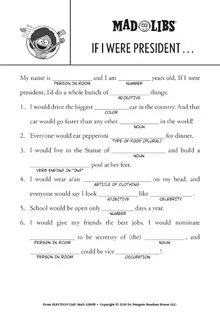 Mad Libs Printables and Activities Brightly