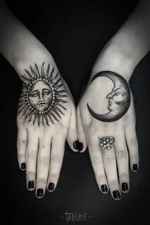 � � � � � � � � � � � � � � � � Hand tattoos, Moon tattoo, T