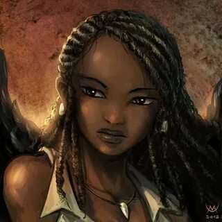 33+ Dark Skinned African American Kawaii Black Anime Girl Pi